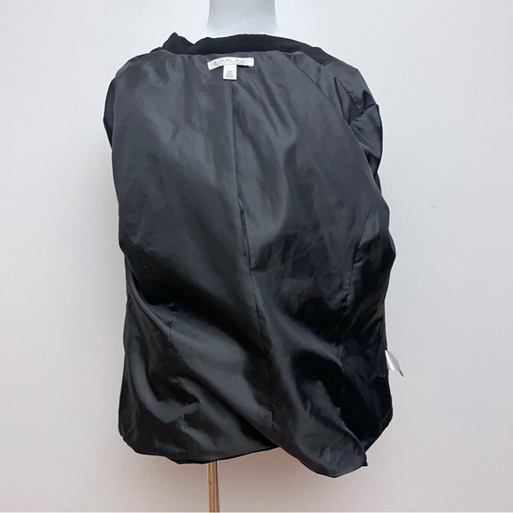 Emaline Woman Black Single Button Lapel Tapered Waist Blazer Women’s Size 18 - Picture 12 of 12